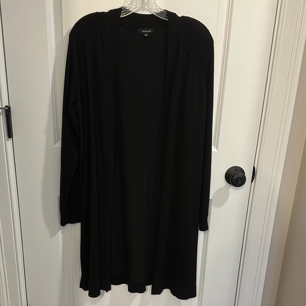 Verve Ami Black Cardigan Sweater